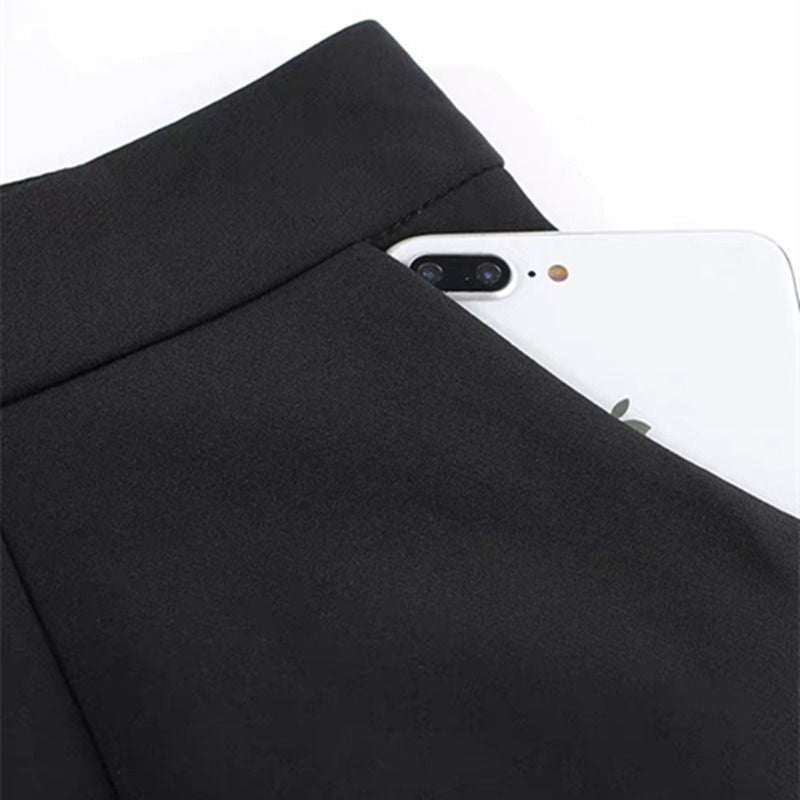 Plus Size High-Waist A-Line Wide-Leg Shorts
