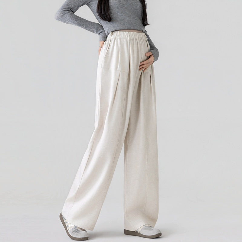 Lyocell Wide-Leg Drawstring Pants
