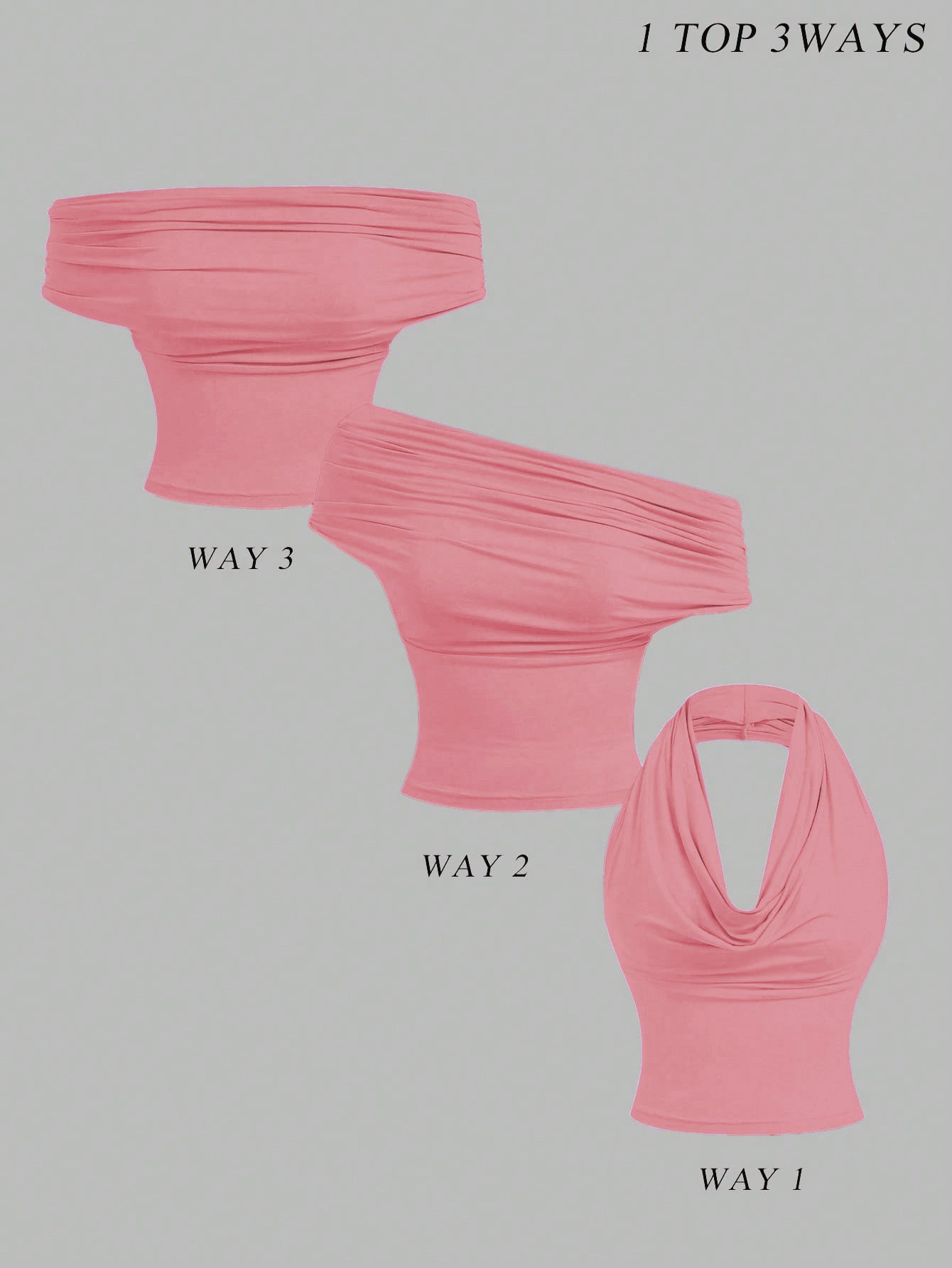 Halterneck Open-Back Crop Top