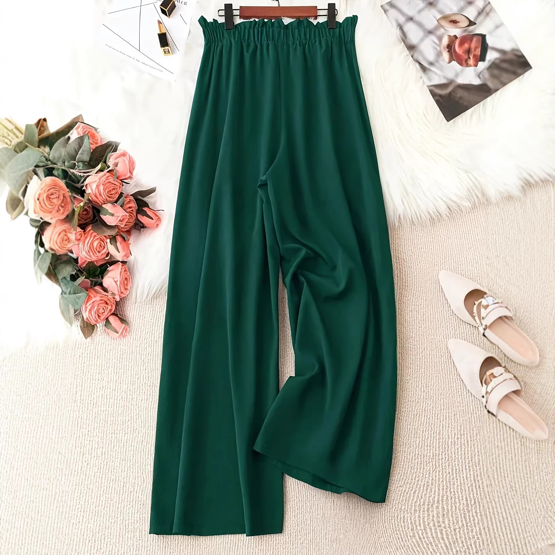 Loose Wide-Leg Beach Pants