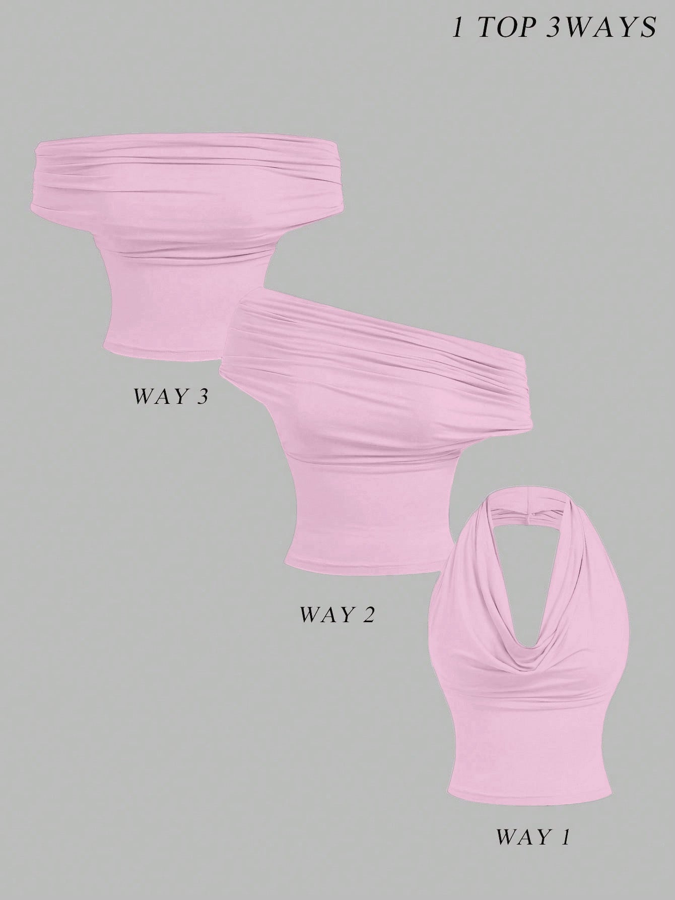 Halterneck Open-Back Crop Top