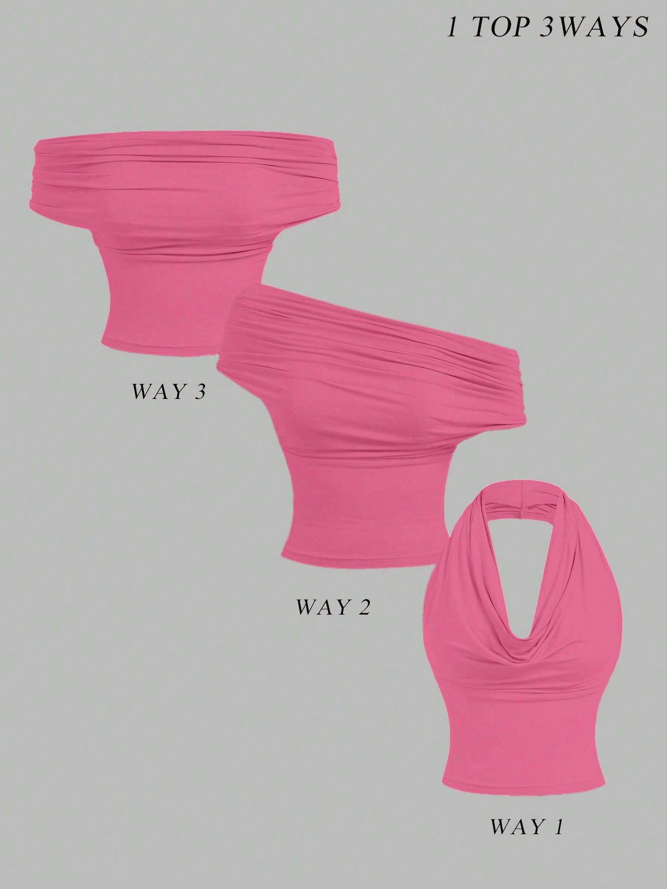 Halterneck Open-Back Crop Top