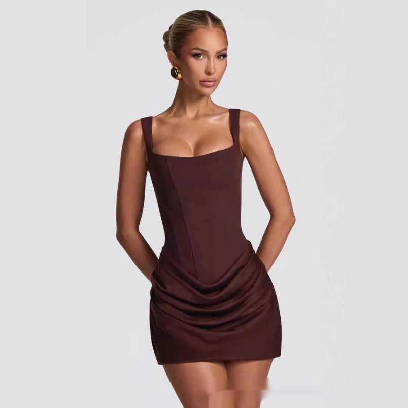 Sleeveless Corset Mini Dress for Party & Evening