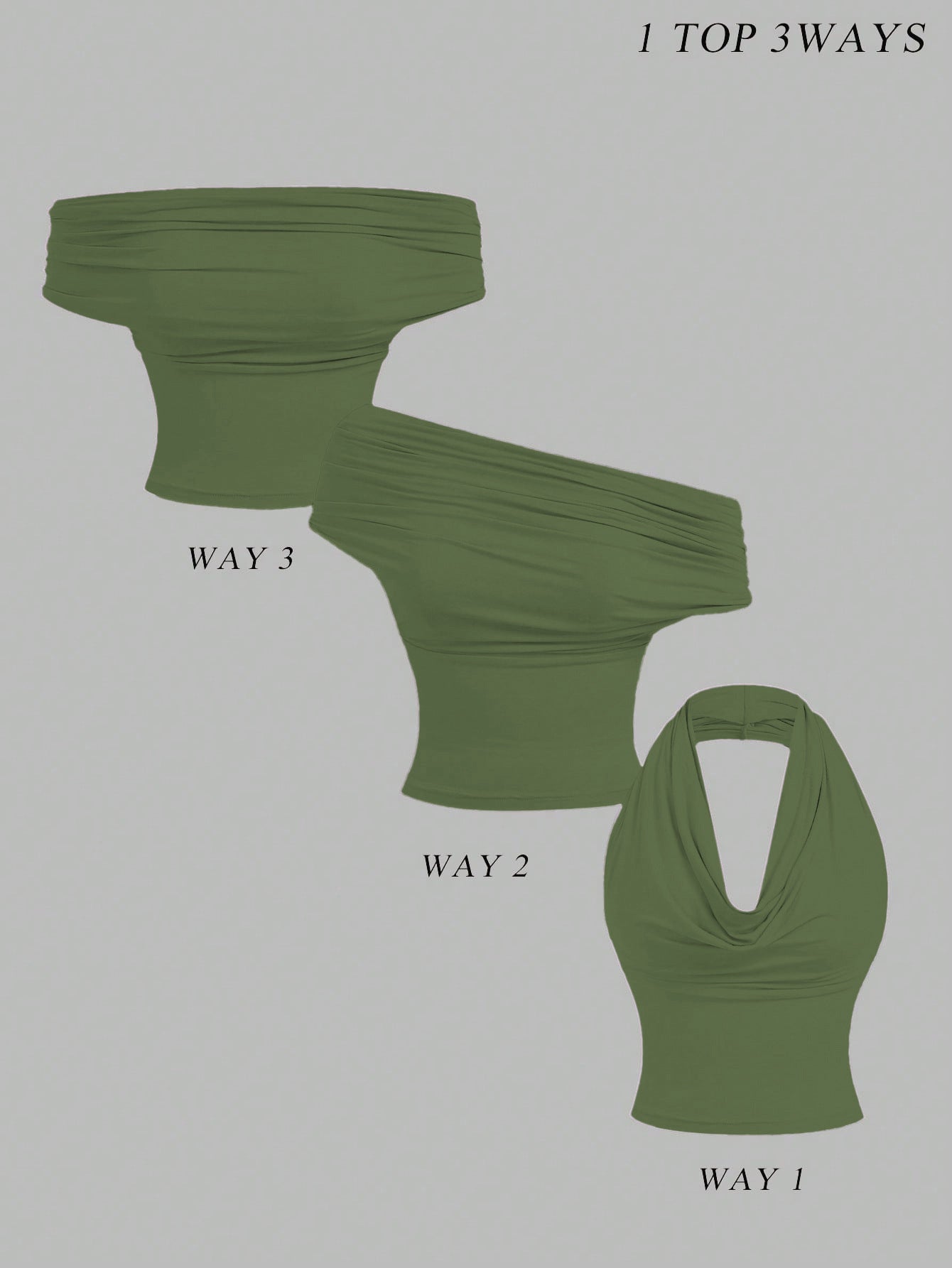 Halterneck Open-Back Crop Top