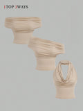 Halterneck Open-Back Crop Top
