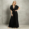 V-Neck Cardigan & Tank Top Loose-Fit Set