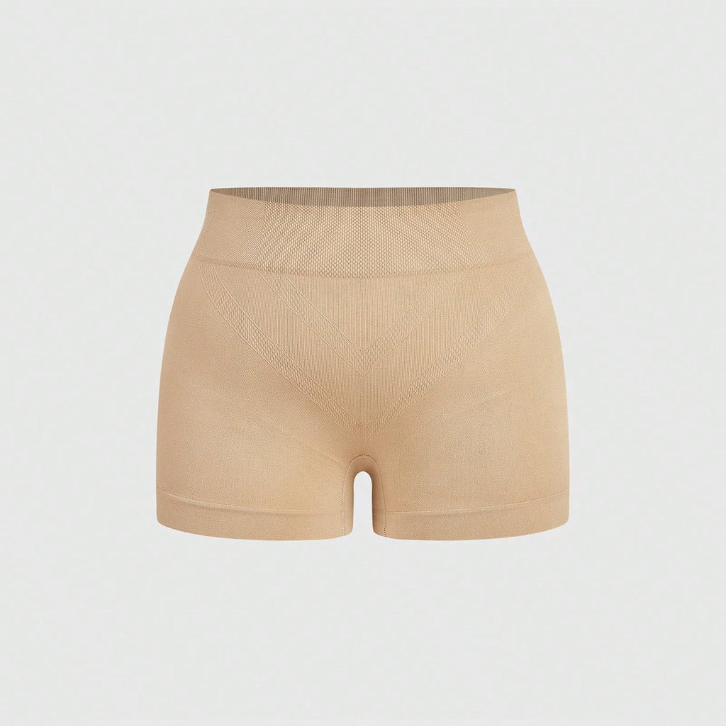 Plus Size Mid Support Shapewear Shorts – Cut-Out Butt-Lift & Tummy Control