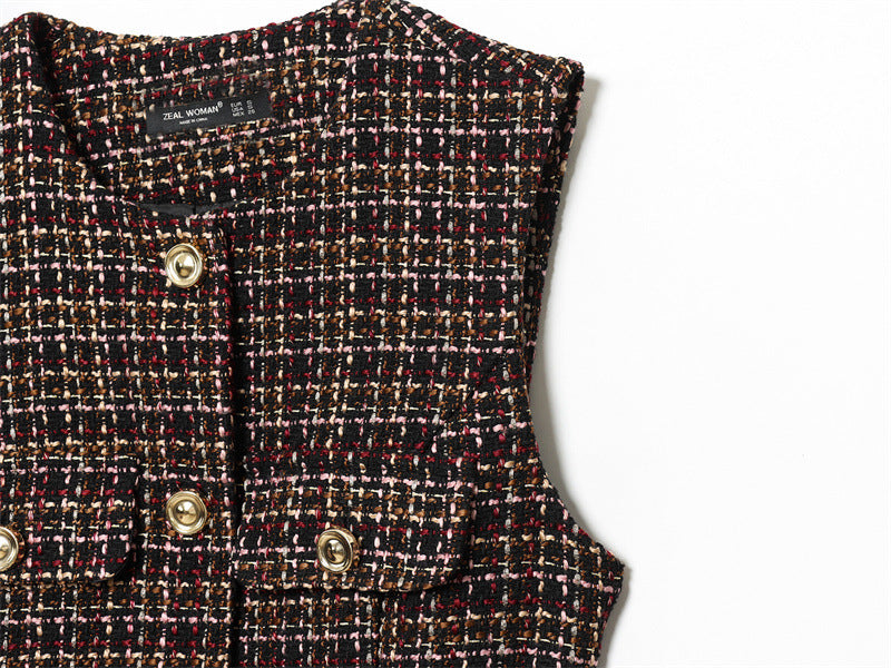 Printed Pattern Belted Vest Top