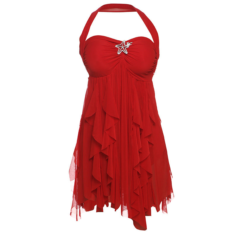 Breezy High-Waist Cocktail Dress