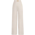 High-Waist Slimming Straight-Leg Trousers