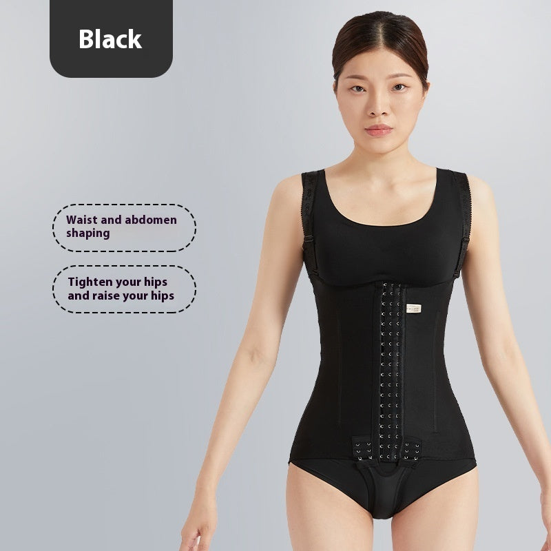 Solid-Color One-Piece Full-Body Shapewear