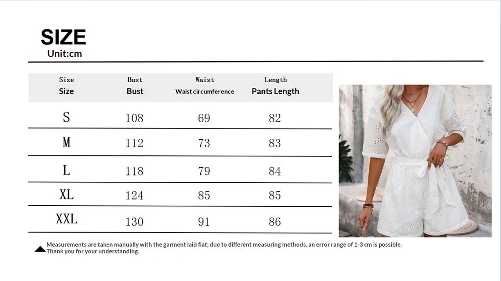 High-Waist Hollow-Out Belted Cropped Jumpsuit