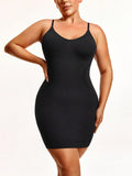 Firm Control Shapewear Slip Dress – Bust Support & Waist Curve Contour
