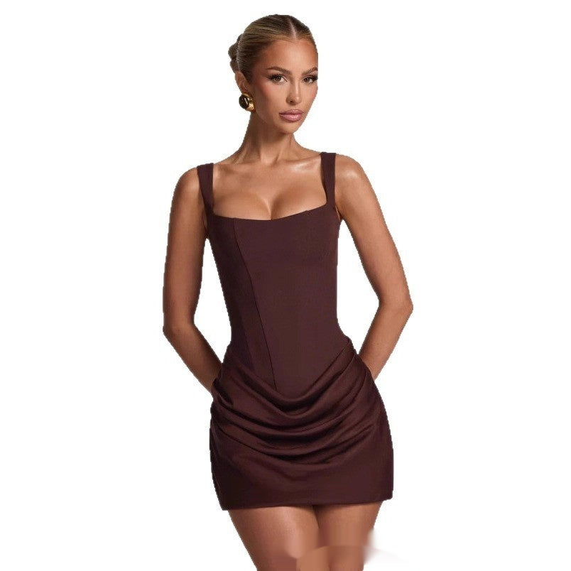 Sleeveless Corset Mini Dress for Party & Evening