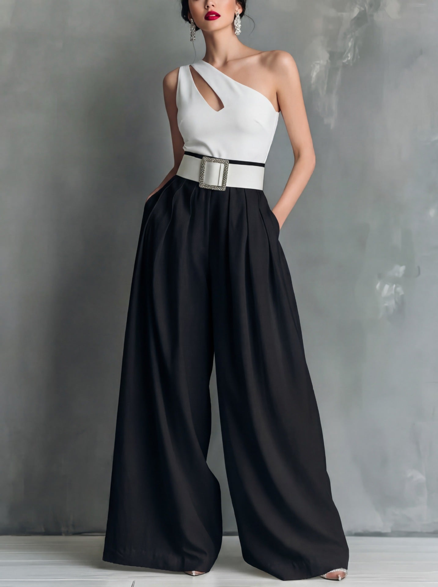 Everyday Elegance High-Waist Straight-Leg Pants