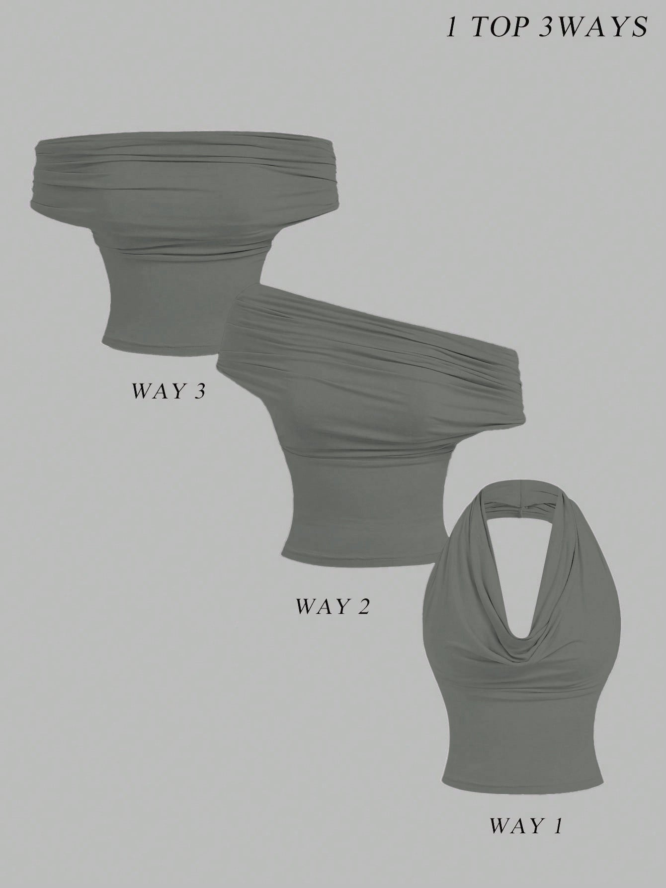 Halterneck Open-Back Crop Top